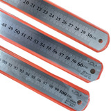 Kit De Réguas Aço Inox 30 Cm 60 Cm E 1 Metro Patchwork Scrap