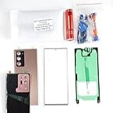 Kit De Reparo De Tela Sensível Ao Toque Compatível Com Samsung Galaxy Note 20 Ultra Modelo N986 - Lente De Vidro Externa Frontal- Capa De Bateria Traseira Com Substituição Da Moldura Da Câmera