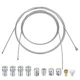 Kit De Reparo Universal De Cabo De Freio De Embreagem Do Acelerador De Motocicleta- Cabo De Câmbio De Freio De Bicicleta De Estrada- Kit De Fio De Engrenagem De Bicicleta- Conjunto Interno De Substituição Para Bicicleta De Montanha De Estrada E Motocicleta