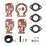Kit De Reposição De Reparo De Carburador Para Johnson Evinrude Carb 439073 431897 18 7219 6 8 9 9 15 20 HP