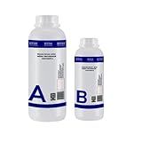 Kit De Resina Epóxi Cristal De Média Viscosidade 1kg