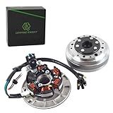 Kit De Rotor De Volante De Estator Magnético Substituição De 6 Bobinas De Cobre Para LIFAN YX 140cc Motor De Arranque PIT PRO Dirt Bike Estatores De Alto Desempenho Kit De Rotor De Volante De