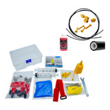 Kit De Sangria Para Freio Hidráulico Fluido Cabos Completo
