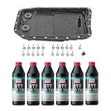 Kit De Serviço De Transmissão Automática Cárter De óleo Filtro Junta Parafusos ATF 6L Para BMW Select V8