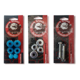 Kit De Skate Amortecedor Arruela Parafuso Central Sextavado