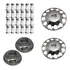 Kit De Sobre Tampas Cromadas Para Volvo Fh   Nh