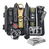 Kit De Sobrevivência 12 Em 1 Pesca Sos Edc Seu Equipamento