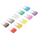 Kit De Sortimento De Fusíveis Kit De Fusíveis De Mini Lâmina 100PC Kit De Sortimento De Fusíveis Kit De Sortimento De Fusíveis De Carro Fusível De Lâmina Automotiva Automotiva