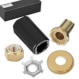 Kit De Substituição 835257Q1 Flo Torq II Hub Para Mercury Mariner 60 300HP Para Mercruiser Alpha Bravo One Drives Motor Prop Motos Motor Hélice 15 Estrias