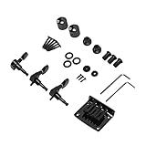 Kit De Substituição De Ponte De Guitarra De 3 Cordas Pinos De Afinação De Guitarra Substituição De Ponte De Guitarra De Metal Kit De Montagem De Ponte De Guitarra De 3 Cordas Conjunto De Ponte De