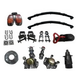 Kit De Suspensão Completo Elétrica Para Carretinha 400kg