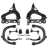 Kit De Suspensão Dianteira De 10 Peças Para 2004 2007 Para Chevrolet Trailblazer E 04 07 Para GMC Envoy 04 07 Para Buick Ranier 04 07 Para Isuzu Ascender Kit De Braço De Controle Inferior E Superior