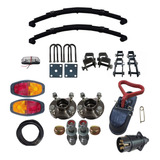 Kit De Suspensão Munheca P  Carretinha 550kg Elétrica Led