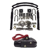 Kit De Suspensão Para Carretinha 500kg Cubo Blindado Munheca
