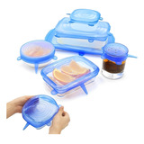 Kit De Tampas De Silicone Universal Para Alimentos