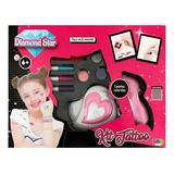 Kit De Tatuagem Infantil Temporária Com Máquina Bbr Toys