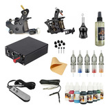 Kit De Tatuagem Tattoo A Artur Com 2 Máquina Frete Grátis