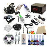 Kit De Tatuagem Tattoo Completo Machine Máquina Hibrida 