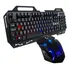 Kit De Teclado E Mouse Gamer Knup Kp-2054 Português Brasil De Cor Preto