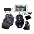 Kit De Teclado E Mouse Gamer Para Celular Mobilado  C/ Led 