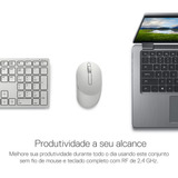 Kit De Teclado E Mouse Sem Fio Dell De Cor Branco