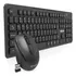 Kit De Teclado E Mouse Sem Fio Exbom Bk s1000f Slim