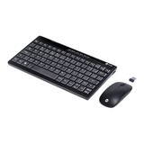 Kit De Teclado E Mouse Sem Fio Vinik Dc110 Português Brasil De Cor Preto