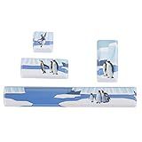 Kit De Teclas Padrão De Pinguins SpaceEScEnterNumpad Enter Key Cap Para Teclado Mecânico