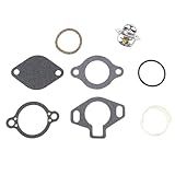 Kit De Termostato 807252Q5 160 Graus -F- Com Juntas E Manga 23-806922 Para Motor Mercruiser 4-3 5-0 5-7 V6 V8- Substitua 807252T5 807252T8 23806922