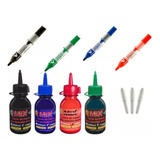 Kit De Tinta Para Marcador De Quadro Branco 4 Pincel Pilot