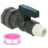 Kit De Torneira De Barril De Chuva Kit De Desviador De Barril De água De PVC Válvula De Barril De Chuva De 3 10 2 Cm Com Adaptador De Torneira De Mangueira De Encaixe De Anteparo E Fita De Vedação