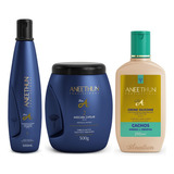 Kit De Tratamento Dos Cachos Aneethun Linha A 3 Itens