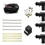 KIT DE TRAVAS ELETRICAS 4 PORTAS DUPLA SERVENTIA COM PONTA GIRATÓRIA TECH ONE