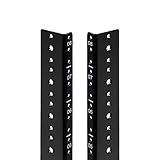 Kit De Trilho Vertical NavePoint 8U Com Ferragens Preto