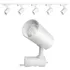 Kit De Trilhos Eletrificado 2m Branco+ 5 Spots Led 7w Neutro Cor Branco/neutro 110v/220v (bivolt)