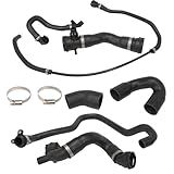 Kit De Tubo De Mangueira De água De Arrefecimento Do Radiador 7 Mangueiras Para Motor E90 128i 328i 325i N51B30A 2007 2011 Substitui 11537545890 1712761851 17117524710