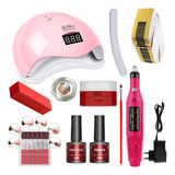 Kit De Unha Básico Banho De Gel