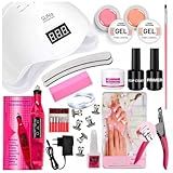 Kit De Unhas Gel Completo Quite Para Fazer Acabamentos Unhas