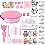 Kit De Utensílios De Decoração De Bolos 255 Peças Conjunto De Decoração De Bolo Com Toca Discos De Bolo 12 Pontas Numeradas Para Confeiteiros Cortadores De Biscoitos Cobertura Mais Suave E Outros