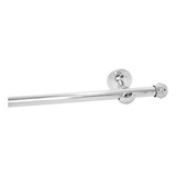 Kit De Varao Simples 2 Metros Cromado 19mm Para Cortina