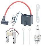 Kit De Vela De Ignição De Bobina Magnética CDI Para Bicicleta Motorizada Com Motor De 2 Tempos 49cc 80cc