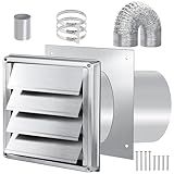 Kit De Ventilação Para Secadora Com Conector Placa De Parede E Mangueira De Duto Kit De Conector De Mangueira De Ventilação De Secador De 10 Cm Kit De Duto De Exaustão Kit De Conector De Duto De