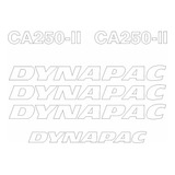 Kit Decalque Adesivo Para Rolo Compactador Dynapac Ca250 ii