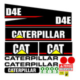 Kit Decalque Adesivos Trator Esteira Caterpillar D4 E