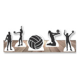 Kit Decoração De Festa Displays De Mesa Vôlei Menina