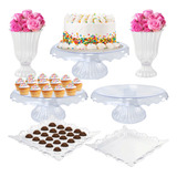 Kit Decoração De Festa Enfeite De Mesa Boleira Bandeja Doces
