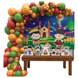 Kit Decoração De Festa Infantil Festa Junina M