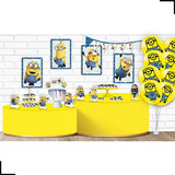 Kit Decoração Festa Aniversário Minions 62 Peças