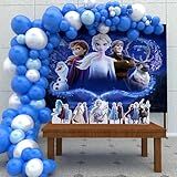 Kit Decoração Festa De Aniversário Infantil Frozen 2