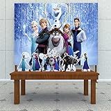 Kit Decoração Festa De Aniversário Infantil Painel Displays Frozen 1